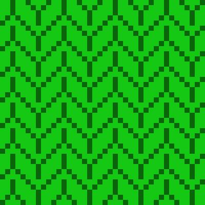 A chevron knitting pattern with zigzag lines.